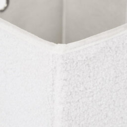 Ohs Boucle Cube Folding Space Saving Storage Boxes, White - 2 Pack - thumbnail 6