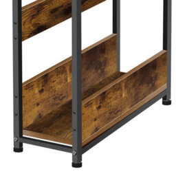 46X18X62.5 Cm New 3-Tier Narrow Side Table For Living Room Sofa End Tables With Storage Shelf - thumbnail 5