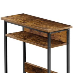 46X18X62.5 Cm New 3-Tier Narrow Side Table For Living Room Sofa End Tables With Storage Shelf - thumbnail 4