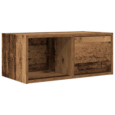 Berkfield Durable Tv Cabinet Old Wood 60X31X25.5 Cm Engineered Wood