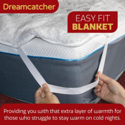 Dreamcatcher Deluxe Double Electric Blanket Dual Control Fitted Polar Fleece Heated Bed Underblanket 190 X 137Cm 3 Heat Settings - thumbnail 3