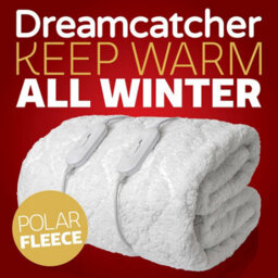Dreamcatcher Deluxe Double Electric Blanket Dual Control Fitted Polar Fleece Heated Bed Underblanket 190 X 137Cm 3 Heat Settings - thumbnail 2