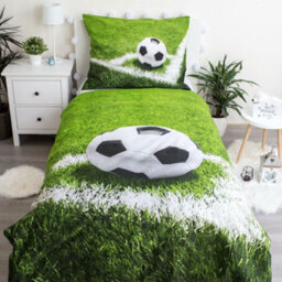 Football 100% Cotton Single Duvet Cover - thumbnail 2