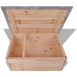 Berkfield Hedgehog House 45X33X22 Cm Wood - thumbnail 4