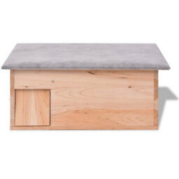 Berkfield Hedgehog House 45X33X22 Cm Wood - thumbnail 2