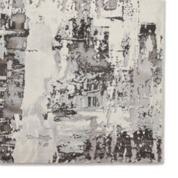 Grey Ivory Rug, 8mm Thickness Abstract Rug, Modern Grey Ivory Rug For Bedroom, Living Room, & Dining Room-160Cm X 220Cm - thumbnail 3