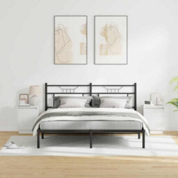 Berkfield Bedside Cabinets With Led Lights 2 Pcs White 39X34,5X50 Cm - thumbnail 5