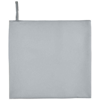 Sols Atoll 50 Microfibre Hand Towel Pure Grey (One Size)