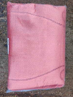 Biznest Set Of 4 Romany Gypsy Non Slip Washables Mats Rugs Tourer Bows Design Caravan 67X120Cm Raspberry Pink
