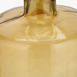Pacific Lifestyle Tall Amber Recycled Glass Bottle Vase - thumbnail 4
