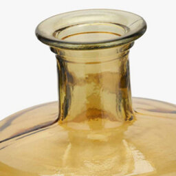 Pacific Lifestyle Tall Amber Recycled Glass Bottle Vase - thumbnail 3