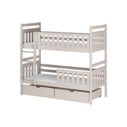 Arte Monika Cashmere Wooden Bunk Bed With Storage 90 X 190Cm - 2 Foam Bonnell Mattresses - thumbnail 6