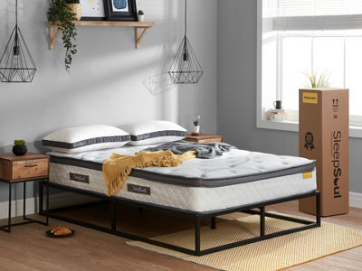 Sleepsoul Heaven 1000 Mattress With Hotel Collection Cotton Cloud Topper - image 1