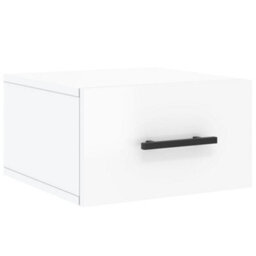 Berkfield Wall-Mounted Bedside Cabinets 2 Pcs High Gloss White 35X35X20 Cm - thumbnail 5