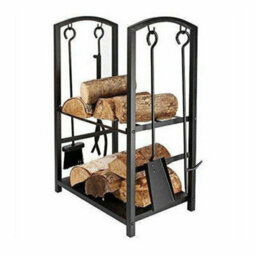 Large Firewood Storage Rack With Tools - thumbnail 2