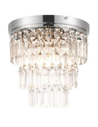 GoodHome Asuia Gloss Metal & Plastic Led Chandelier Ceiling Light - thumbnail 1