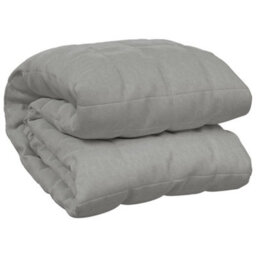 Walplus Weighted Blanket Grey 220X230 Cm King 15 Kg Fabric - thumbnail 2
