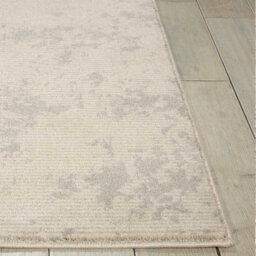 Ivory/grey Abstract Luxurious Modern Easy To Clean Rug For Bedroom & Living Room-66 X 229Cm (Runner) - thumbnail 3
