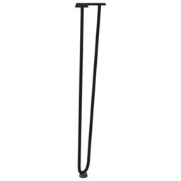 Walplus Hairpin Legs For Console Tables For Console Table 4 Pcs Black 72 Cm Solid Steel - thumbnail 6