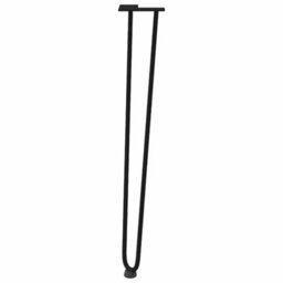 Walplus Hairpin Legs For Console Tables For Console Table 4 Pcs Black 72 Cm Solid Steel - thumbnail 5
