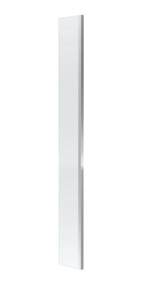 Balterley Drakelow 8mm Toughened Safety Glass Wetroom Return Screen: 215mm X 1850mm, Polished Chrome - image 1