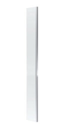 Balterley Drakelow 8mm Toughened Safety Glass Wetroom Return Screen: 215mm X 1850mm, Polished Chrome - thumbnail 1