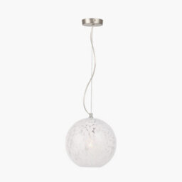 Pacific Lifestyle Speckled White Glass Pendant Ceiling Light - thumbnail 3