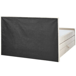 Beliani Divan Bed With Storage Fabric Aristocrat 160 X 200 Cm (Eu King Size) Light Beige - thumbnail 7