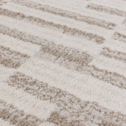 The Rug Edit Axel Luxe Geo Ivory Living Room Rug - 160X220Cm - thumbnail 7