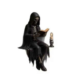 Gothic Grim Reaper Resin Figurine Bookshelf Decoration - thumbnail 2