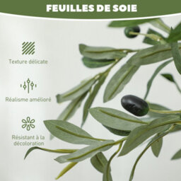 Artificial Olive Tree, 120 Cm, Indoor Artificial Plant, Fake Plant Decoration For Home, Office, Living Room, Bedroom - thumbnail 6