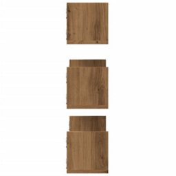 Berkfield Wall Shelves 3 Pcs Artisian Oak 58X18X18 Cm Engineered Wood - thumbnail 5