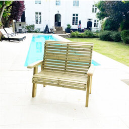 Marlborough Heavy Duty Table And Chair Set - 1 Oval Table - 2 Chairs, 2X 2 Seater Benches - 6 Seater - thumbnail 6