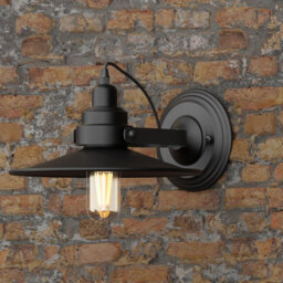 Modern Adjustable Swing Arm Wall Sconce Lamp Black Flat Shade Wall Mounted Light Fixture For Bedroom, Living Room,indoor Lighting - thumbnail 3