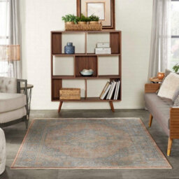 Blush Multi Luxurious Traditional Bordered Floral Rug Easy To Clean Living Room And Bedroom-300Cm X 381Cm - thumbnail 2