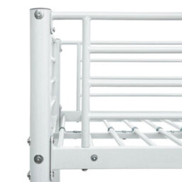 Berkfield Bunk Bed White Metal 90X200 Cm - thumbnail 5