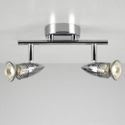 CGC Lighting Leah - Cgc Polished Chrome Twin Bar Ceiling Spotlights - thumbnail 1