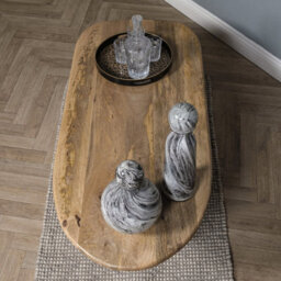 Elm Home And Garden Solid Mango Wood Wooden Coffee Table Part Assembled 40Cm High X 135Cm Wide X 60Cm Deep - thumbnail 7