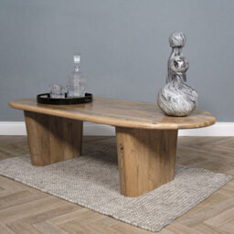 Elm Home And Garden Solid Mango Wood Wooden Coffee Table Part Assembled 40Cm High X 135Cm Wide X 60Cm Deep - thumbnail 1