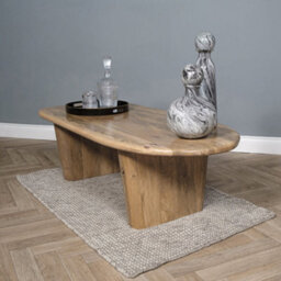 Elm Home And Garden Solid Mango Wood Wooden Coffee Table Part Assembled 40Cm High X 135Cm Wide X 60Cm Deep - thumbnail 6