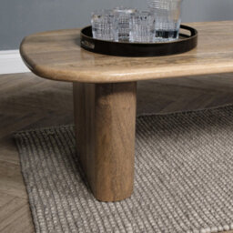 Elm Home And Garden Solid Mango Wood Wooden Coffee Table Part Assembled 40Cm High X 135Cm Wide X 60Cm Deep - thumbnail 5