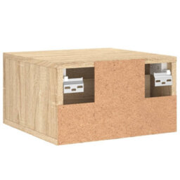 Berkfield Durable Wall-Mounted Bedside Cabinets 2 Pcs Sonoma Oak 35X35X20 Cm - thumbnail 9