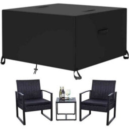 Waterproof Garden Furniture Cover 123X123X74Cm Protective Cover For Outdoor - thumbnail 1