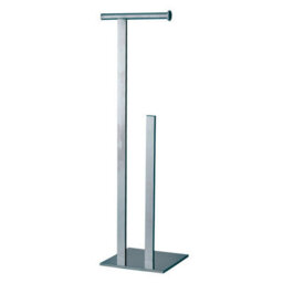 Showerdrape Superbia Chrome Toilet Roll & Spare Paper Holder - thumbnail 1