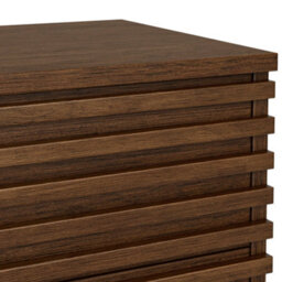 Kari Dark Oak 6 Drawer Chest - By Roseland Furniture - thumbnail 6