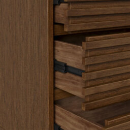 Kari Dark Oak 6 Drawer Chest - By Roseland Furniture - thumbnail 7