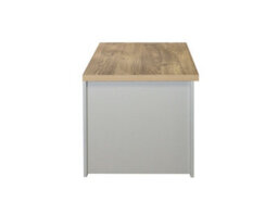 Birlea Highgate 2 Drawer Coffee Table Grey & Oak - thumbnail 6