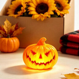 3 Pack Pumpkin Lights Halloween Decorations Led Glowing Pumpkin String Lights - thumbnail 7