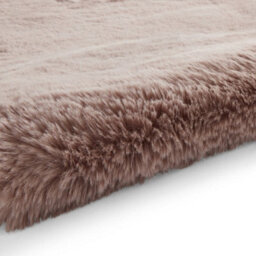 Sheepskin Rose Plain Shaggy Rug, 50mm Thickness Modern Rug, Luxurious Rug For Living Room, & Dining Room-60Cm X 180Cm (Double) - thumbnail 6