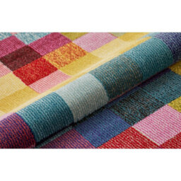 Multi Modern Geometric Easy To Clean Rug For Dining Room-160Cm X 220Cm - thumbnail 2